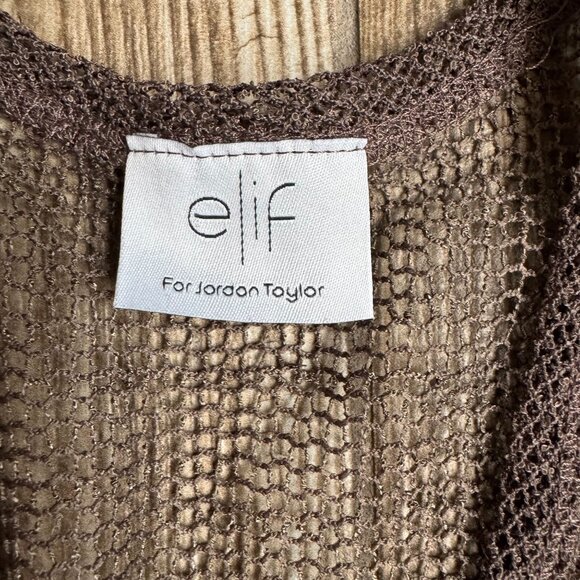 Elif Babydoll Maxi‎ Dress Womens S Mesh Sequins Deep V Festival Goth Grunge Rave - Picture 5 of 7